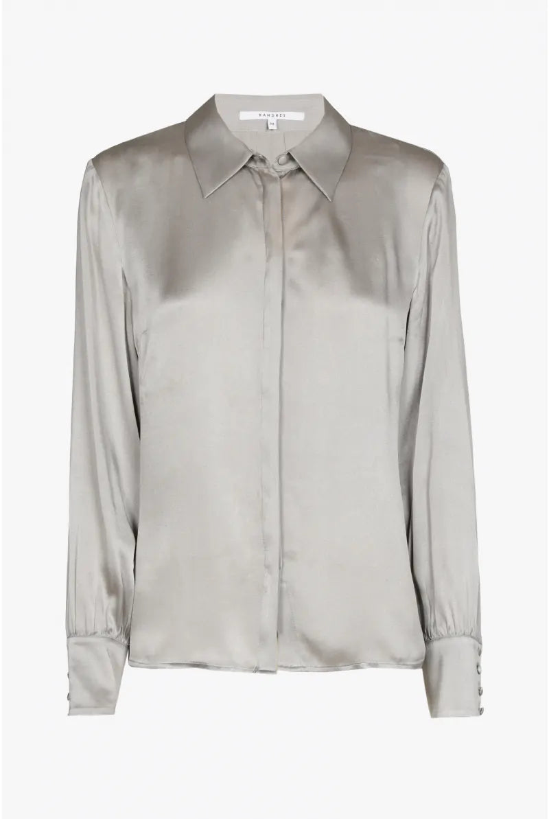 Blouse met zijde