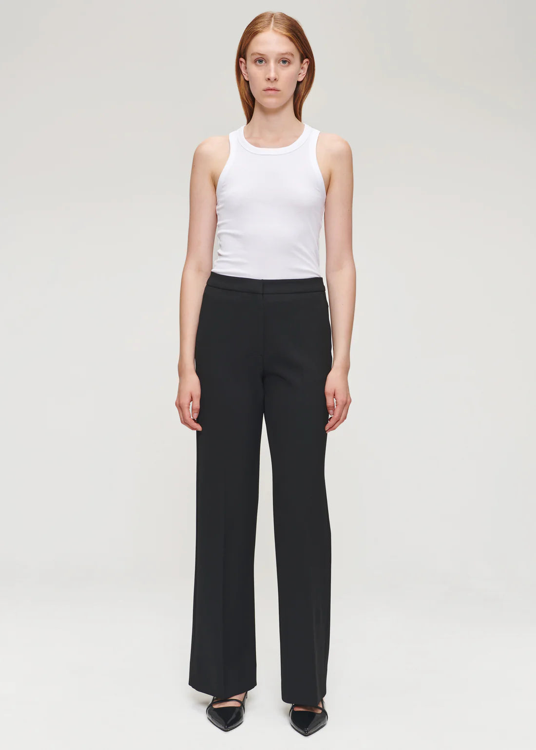 Relaxed Flared Pants black