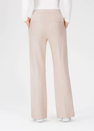 Wide Hellena trousers in soft diagonal rib jersey