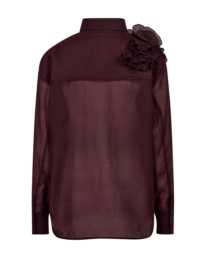 CMBLUEBELL - SHIRT WITH ROSE IN RED